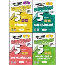 Günay Yayınları 5. Sınıf Bumerang Serisi 32 Haftalık Denemeler Türkçe Fen Bilimleri Sosyal Bilgiler Din Kültürü Seti 2026 Güncel Basım