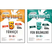 Günay Yayınları 5. Sınıf Bumerang Serisi Etkinlikli Türkçe Fen Bilimleri Seti 2026 Güncel Basım