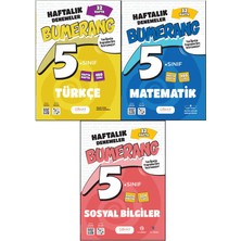Günay Yayınları 5. Sınıf Bumerang Serisi 32 Haftalık Denemeler Türkçe Matematik Sosyal Bilgiler Seti 2026 Güncel Basım
