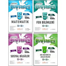 Günay Yayınları 5. Sınıf Bumerang Serisi Etkinlikli Matematik Fen Bilimleri Sosyal Bilgiler Din Kültürü Seti 2026 Güncel Basım