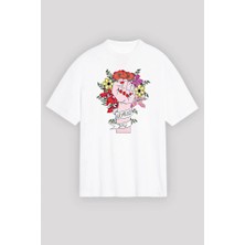 8 Mart Dünya Kadınlar Günü Için Özel Baskılı T-Shirt - Beyaz