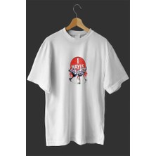 1 Mayıs Emekçilerimiz Için Özel Tasarım 1 Mayıs Dünya Baskılı T-Shirt - Beyaz
