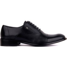 Sail Laker's Fosco - Siyah Deri Neolit Erkek Klasik Ayakkabı