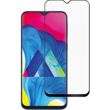 Samsung Galaxy M20 Uyumlu Ön Koruma Temperli Cam Ekran Koruyucu (Siyah)