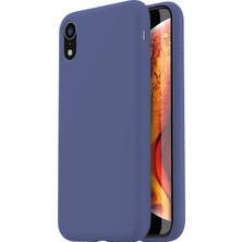 Piyasa Sepeti Apple iPhone XR İnce Mat Silikon Kılıf Lacivert