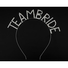 Kristal Taşlı Gümüş Renk Team Bride Gelin Tacı (5250)