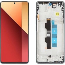 Xiaomi Uyumlu Redmi Note 13 Pro 4g LCD Ekran Dokunmatik Mavi Çıtalı OLED