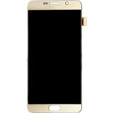 Samsung Uyumlu Galaxy Note 5 N920 LCD Ekran Dokunmatik Gold OLED