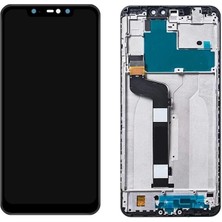 Xiaomi Uyumlu Redmi Note 6 Pro LCD Ekran Dokunmatik Siyah Çıtalı