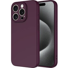 iPhone 15 Pro Kılıf Içi Telefonu Çizmeyen Kadife Kaplı Dışı Soft Yapılı Esnek Lansman Kapak Ryc/mara