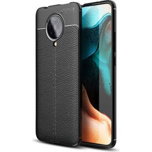 Redmi K30 Pro Kılıf Deri Silikon Yüzeyli Yüksek Kaliteli Silikondan Üretilmiş Premium Silikon Kapak Ryc/niss