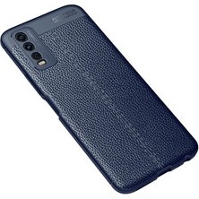 Vivo Y20S Kılıf Deri Silikon Yüzeyli Yüksek Kaliteli Silikondan Üretilmiş Premium Silikon Kapak Ryc/niss