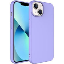 iPhone 14 Kılıf Içi Telefonu Çizmeyen Kadife Kaplı Dışı Soft Yapılı Esnek Lansman Kapak Ryc/mara