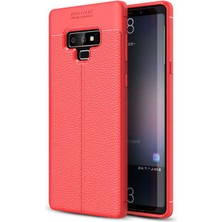 Samsung Galaxy Note 9 Kılıf Deri Silikon Yüzeyli Yüksek Kaliteli Silikondan Üretilmiş Premium Silikon Kapak Ryc/niss