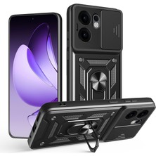Oppo Reno 13F 5g Kılıf Kamera Sürgülü ve Tam Koruma Sağlayan Sert Puma Silikon Kılıf