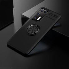 Huawei P40 Kılıf Yüzüğü Stant ve Araç Tutucu Olabilen Şık Esnek Premium Silikon Kapak Ryc/ravel
