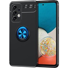 Samsung Galaxy A53 5g Kılıf Yüzüğü Stant ve Araç Tutucu Olabilen Şık Esnek Premium Silikon Kapak Ryc/ravel