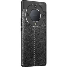 Honor x 9A Kılıf Deri Silikon Yüzeyli Yüksek Kaliteli Silikondan Üretilmiş Premium Silikon Kapak Ryc/niss