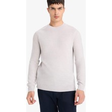 DeFacto Standart Fit Bisiklet Yaka Basic Dokulu Triko Kazak F1777AX25AU