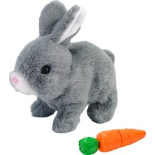 Misuo Simülasyon Elektrikli Peluş Tavşan Zıplayan Kıpır Kıpır Tavşan Peluş Oyuncak (Yurt Dışından)