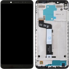 Xiaomi Uyumlu Redmi Note 5 LCD Ekran Dokunmatik Siyah Çıtalı
