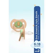 Wee Baby Duo Ortodontik Simetrik Yumuşak Silikon Uçlu Emzik 6-18 Ay