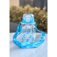 Miniso Disney Mickey Mouse Lisanslı Omuz Askılı Tritan Suluk (600ML)