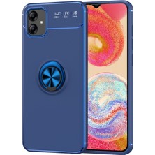 Samsung Galaxy A04E Kılıf Yüzüğü Stant ve Araç Tutucu Olabilen Şık Esnek Premium Silikon Kapak Ryc/ravel
