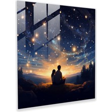 Popcas Yıldızlı Serenat Cam Tablosu