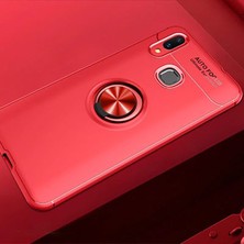 Samsung Galaxy A10S Kılıf Yüzüğü Stant ve Araç Tutucu Olabilen Şık Esnek Premium Silikon Kapak Ryc/ravel