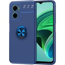 Redmi Note 11E Kılıf Yüzüğü Stant ve Araç Tutucu Olabilen Şık Esnek Premium Silikon Kapak Ryc/ravel