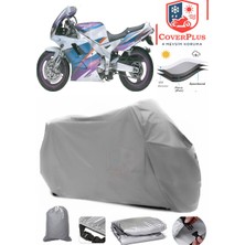 Yamaha  Fzr 1000 Branda Gri Motosiket Brandası Motor Örtüsü Çadır Su Geçirmez Motosiklet Kılıfı Motor Brandası,lastikli,taşıma Torbalı