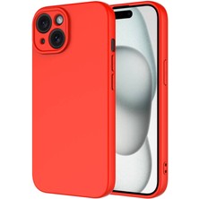 iPhone 15 Plus Kılıf Içi Telefonu Çizmeyen Kadife Kaplı Dışı Soft Yapılı Esnek Lansman Kapak Ryc/mara