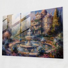 Popcas Barok Tarzı Boyama Cam Duvar Sanatı - Ev Dekorasyonu Için Barok Tarzı Boyama Cam Tablo