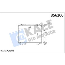 Radyatör Ranger 2.5d 98-03 450X625X26 Al-Pl-Brz Gnzrz