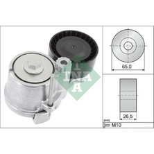 Alternatör Gergi Rulmani Kütüklü Astra K-Meriva-Insignia-Zafira 1.6 16V B16DTR-DTC-DTE-A16DTH-D16D Dpmah