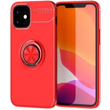 Royal Case iPhone 12 Mini Kılıf Yüzüğü Stant ve Araç Tutucu Olabilen Şık Esnek Premium Silikon Kapak Ryc/ravel