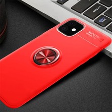 Royal Case iPhone 11 Kılıf Yüzüğü Stant ve Araç Tutucu Olabilen Şık Esnek Premium Silikon Kapak Ryc/ravel