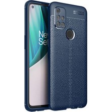 Royal Case One Plus Nord N10 5g Kılıf Deri Silikon Yüzeyli Yüksek Kaliteli Silikondan Üretilmiş Premium Silikon Kapak Ryc/niss