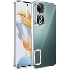 Royal Case Honor 90 Kılıf Kenarları Lazer Renkli ve Logo Detaylı Şık Esnek Premium Silikon Kapak Ryc/omega