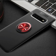 Samsung Galaxy S10 Kılıf Yüzüğü Stant ve Araç Tutucu Olabilen Şık Esnek Premium Silikon Kapak Ryc/ravel