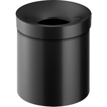 Çöp Kovası, Çemberli, 5lt - Mat Siyah