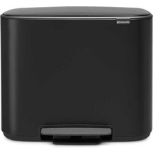 Bo Çöp Kovası, Pedallı, 36LT - Mat Siyah