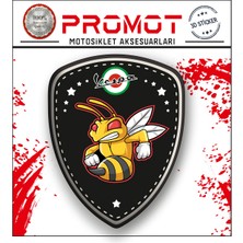 Vespa 3D Sperlik Sticker 3