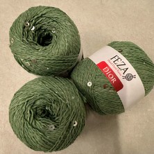 Pullu Fantezi El Örgü Ipliği %75 Pamuk %25 Polyester 100 gr – Feza Dıor Serisi