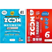 Günay Yayınları 6. Sınıf Zoom Serisi Matematik Paragraf Soru Bankası Seti 2026 Güncel Basım