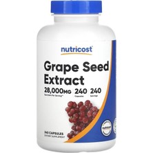 Grape Seed Extract Üzüm Çekirdeği Ekstraktı, 28.000 Mg, 240 Kapsül