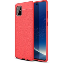 Royal Case Samsung Galaxy Note 10 Lite Kılıf Deri Silikon Yüzeyli Yüksek Kaliteli Silikondan Üretilmiş Premium Silikon Kapak Ryc/niss
