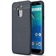 Royal Case General Mobile Gm 8 Kılıf Deri Silikon Yüzeyli Yüksek Kaliteli Silikondan Üretilmiş Premium Silikon Kapak Ryc/niss