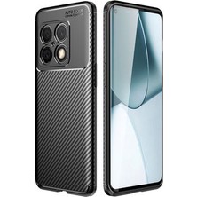 Royal Case One Plus 10 Pro Kılıf Karbon Desenli Esnek Yüksek Kaliteli Meteryalden Üretilmiş Silikon Kapak Ryc/negro